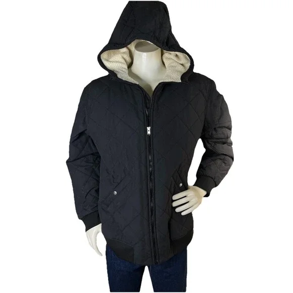 The North Face Cuchillo 2.0 Quilted Sherpa Lined Men’s 2XL Hoodie Jacket - Picture 3 of 14